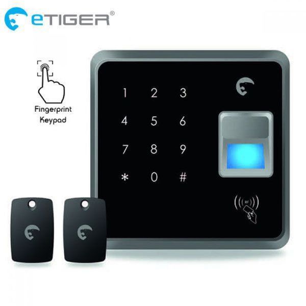 eTiger ES-DLA03 Drahtloses Fingerabdruck- und RFID-Keypad