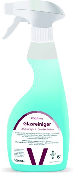 vogtplus Glasreinger, Sprühreiniger für Glasoberflächen