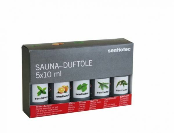 Sentiotec Saunadüfte 5er Set